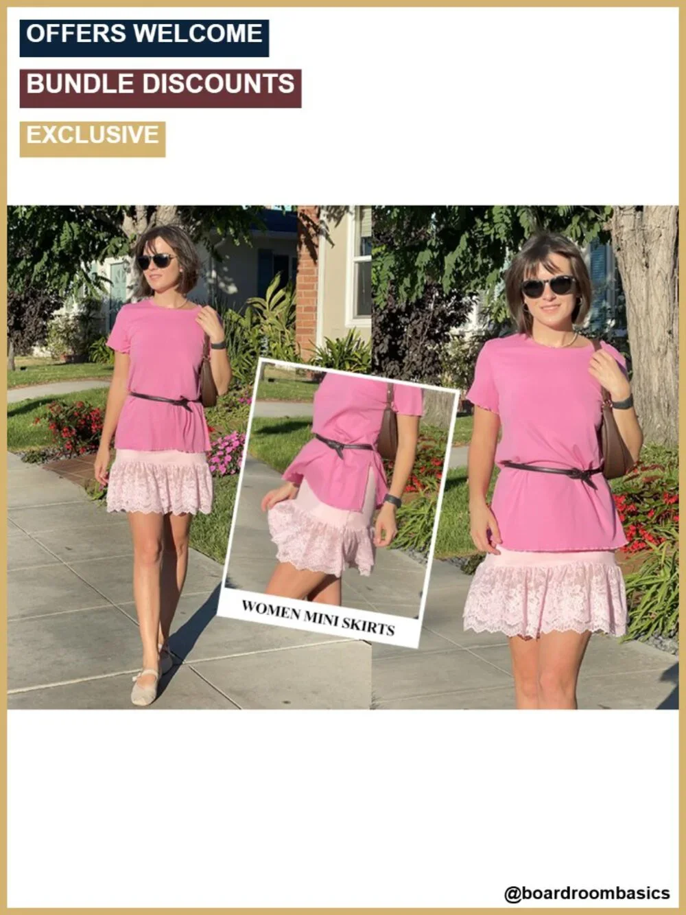 Multi-Layer Ruffle Trim Bodycon Mini Skirt Y2K Ruched